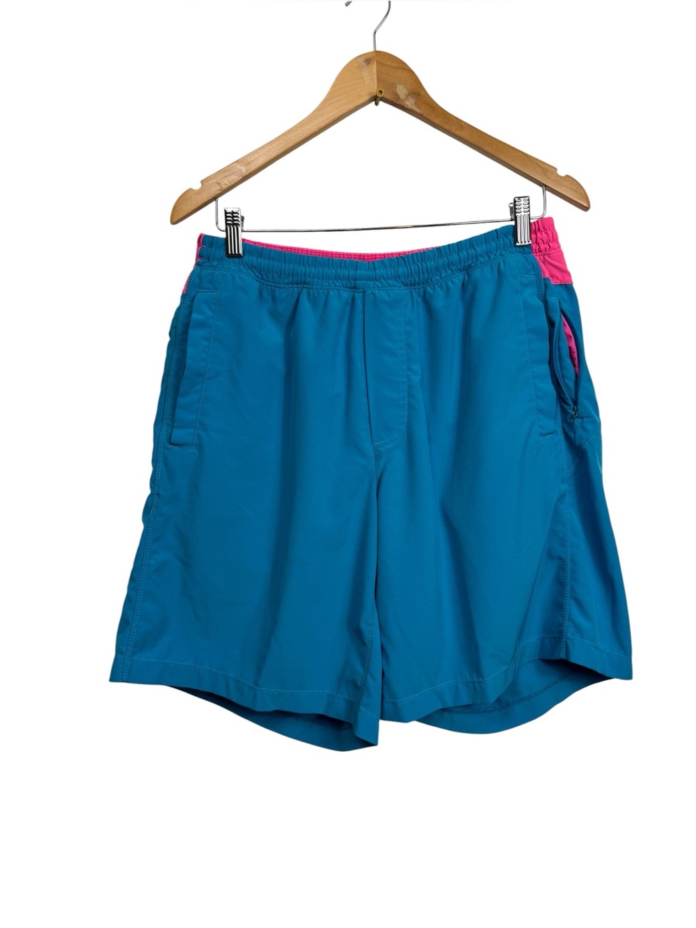 Birddogs Active Boom Shorts - Teal with Pink Accent XL